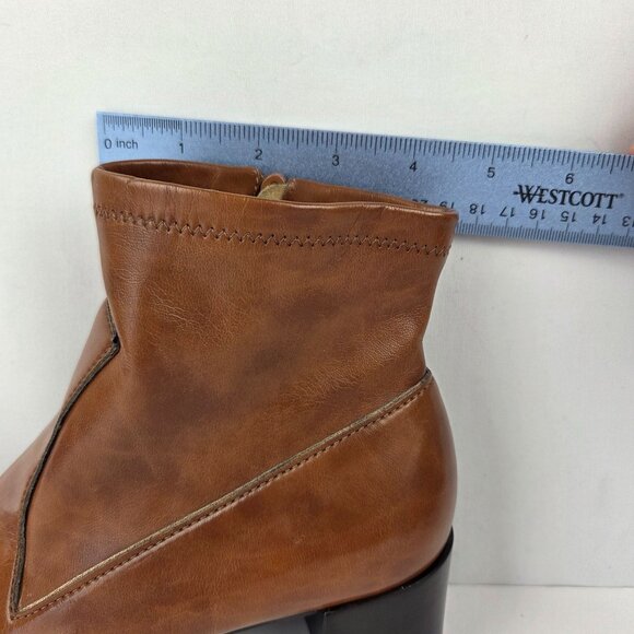 Franco Sarto Brown Ankle Boots Size 7N - Picture 13 of 13